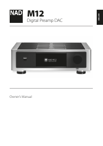 Manual NAD M12 Pre-amplifier