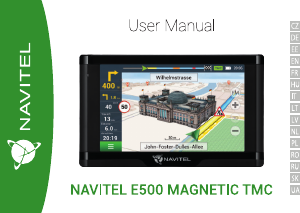 Bedienungsanleitung Navitel E500 MAGNETIC TMC Navigation