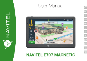 Használati útmutató Navitel E707 MAGNETIC Autós navigáció