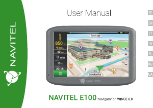 Kasutusjuhend Navitel E100 Auto navigatsioonisüsteem