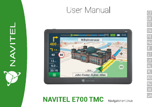 Manual Navitel E700 TMC Car Navigation