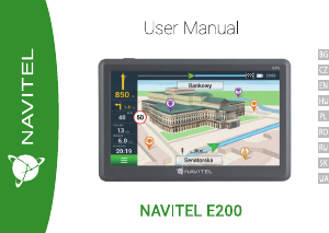 Наръчник Navitel E200 Автомобилна навигация