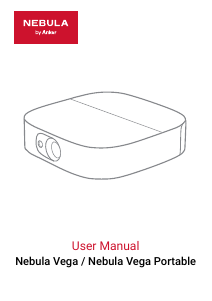 Manual Nebula D2121G11 Vega Portable Projetor