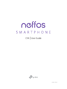 Handleiding Neffos C5A Mobiele telefoon