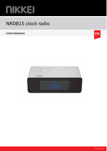 Manual Nikkei NRDB15BK Alarm Clock Radio