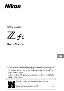 Manual Nikon Z fc Digital Camera