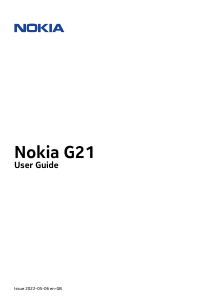 Handleiding Nokia G21 Mobiele telefoon