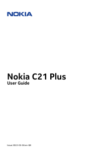 Handleiding Nokia C21 Plus Mobiele telefoon