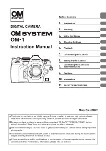 Handleiding OM System OM-1 Digitale camera