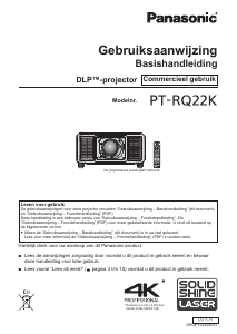Handleiding Panasonic PT-RQ22K Beamer