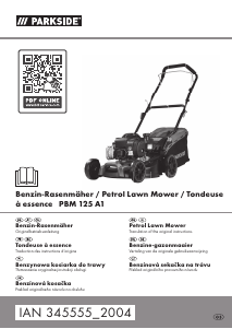 Manual Parkside PBM 125 A1 Lawn Mower