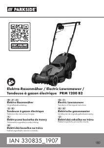 Manual Parkside PRM 1200 B2 Lawn Mower