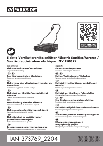 Manual Parkside PLV 1500 C2 Lawn Raker