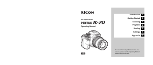 Manual Pentax K-70 Digital Camera