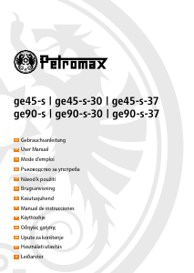 Manual de uso Petromax ge45-s-37 Barbacoa