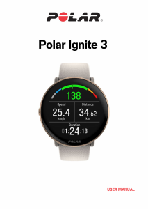 Handleiding Polar Ingite 3 Sporthorloge