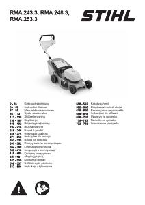 Kullanım kılavuzu Stihl RMA 248.3 Çim biçme makinesi