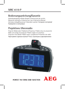 Manual AEG MRC 4119 P Alarm Clock Radio