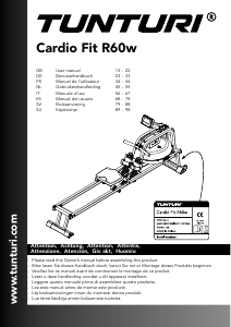 Bruksanvisning Tunturi Cardio Fit R60W Roddmaskin