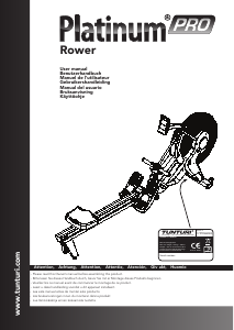 Manual Tunturi Platinum Pro Rowing Machine