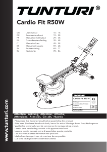 Manual Tunturi Cardio Fit R50W Rowing Machine