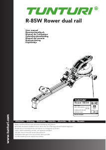 Manual de uso Tunturi R85W Máquina de remo