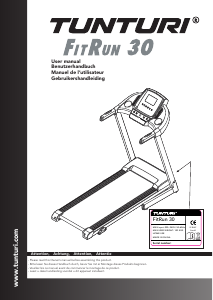 Manual Tunturi FitRun 30 Treadmill