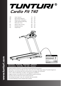 Manuale Tunturi Cardio Fit T40 Tapis roulant