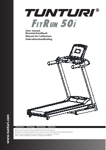 Manual Tunturi FitRun 50i Treadmill