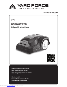 Manual Yard Force SA600H Lawn Mower