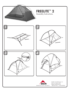 Instrukcja MSR FreeLite 2 Namiot