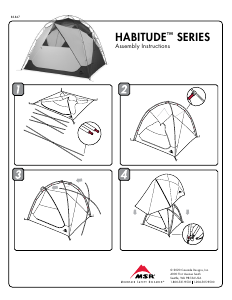说明书 MSR Habitude 4 帐篷