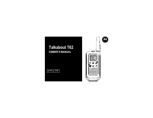 Manual Motorola Talkabout T62 Walkie-talkie