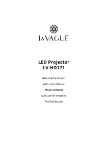 Manual La Vague LV-HD171 Projector