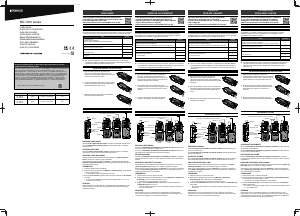 Manual de uso Kenwood NX-1200DE2 Walkie talkie