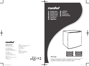 Manuale Comfee RCD76WH2 Frigorifero