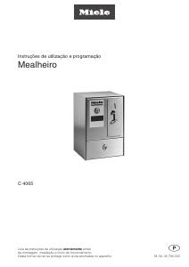 Manual Miele C 4065 Caixa registadora