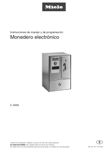 Manual de uso Miele C 4065 Caja registradora