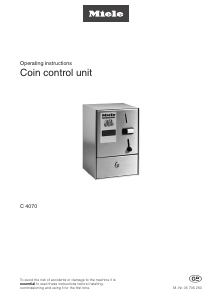 Manual Miele C 4070 Cash Register