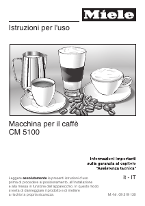 Manuale Miele CM 5100 Macchina da caffè
