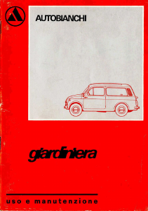 Manuale Autobianchi Giardiniera (1974)