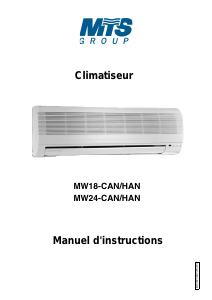 Mode d’emploi Ariston MW18-CAN/HAN Climatiseur