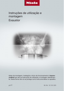Manual Miele DAS 4630 Exaustor