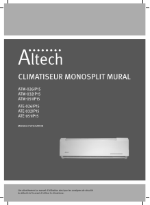 Mode d’emploi Altech ATE-026IP15 Climatiseur