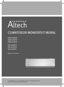 Mode d’emploi Altech ATM-032IP15 Climatiseur