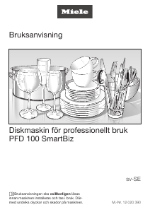 Bruksanvisning Miele PFD 100 Diskmaskin