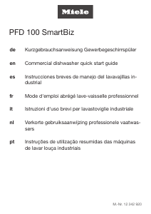 Handleiding Miele PFD 100 SmartBiz Vaatwasser