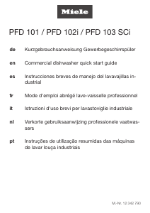 Mode d’emploi Miele PFD 101 Lave-vaisselle