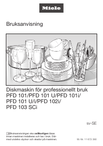 Bruksanvisning Miele PFD 101 U Diskmaskin