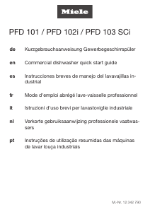 Manual de uso Miele PFD 102 i Lavavajillas
